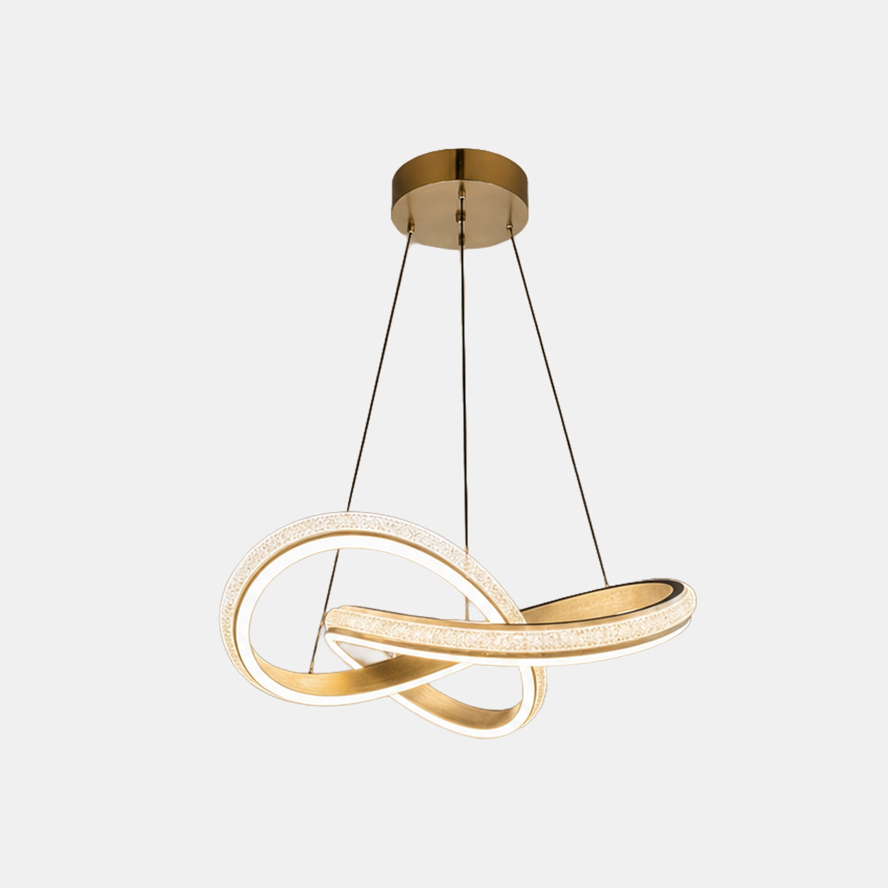 Ndriçues Varës LED Infinity Loop Gold